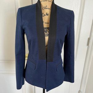 Banana Republic Navy with Black trim Jacket Blazer Size 2